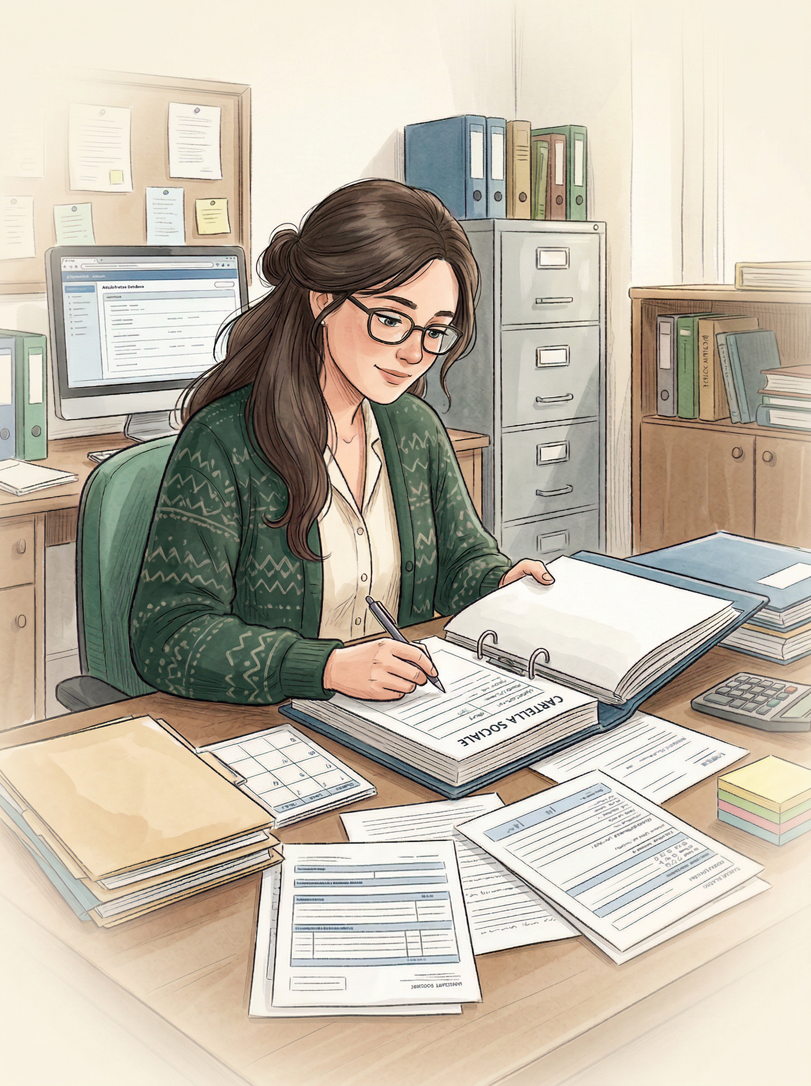 Assistente Sociale al lavoro